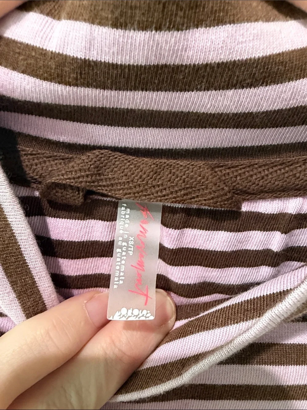 NWOT Free People Restoration Yarn Dye Stripe Layering Shirt